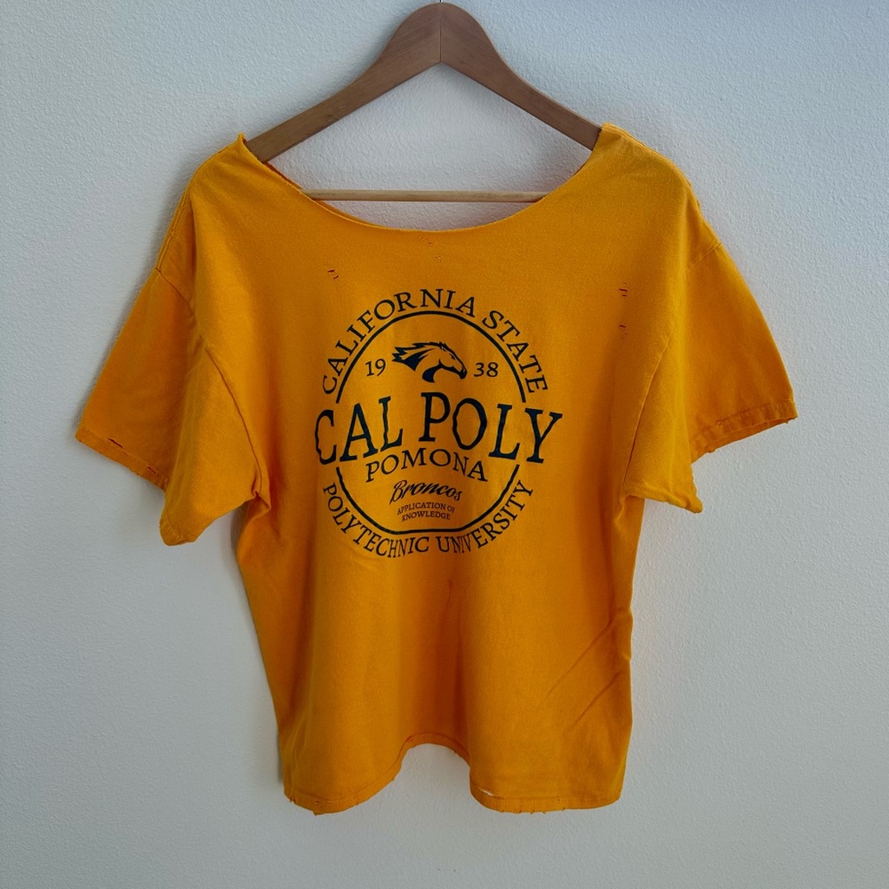 Cal Poly Pomona off the shoulder Tee